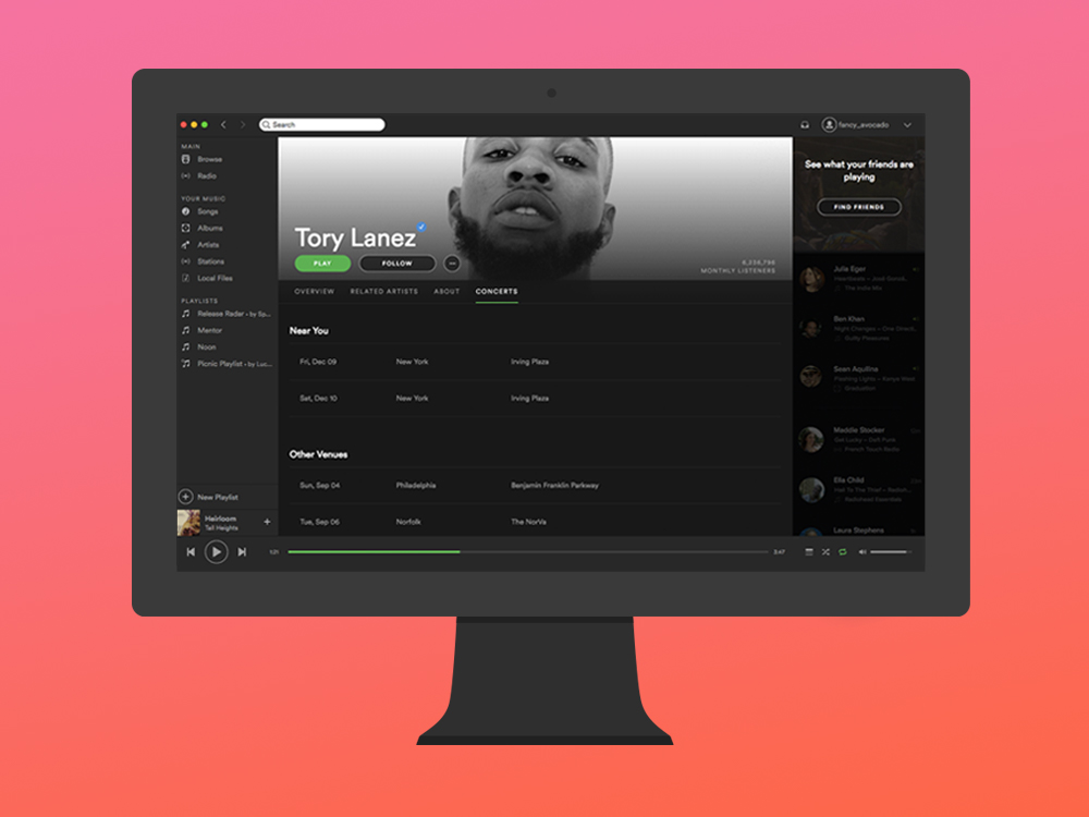 Artist Page Spotify On Mac